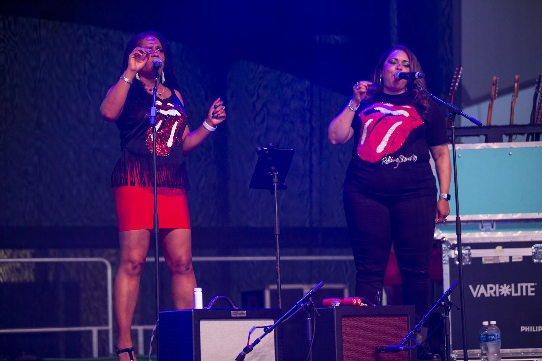 Rolling Stones tribute band performs at the new ÃÛÑ¿´«Ã½ Music Park